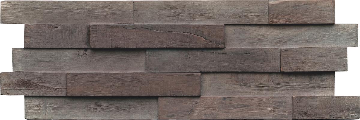 Wandverkleidung Driftwood Hevea Salias Sea - Grau, Basics, Holz (56/20/2cm)