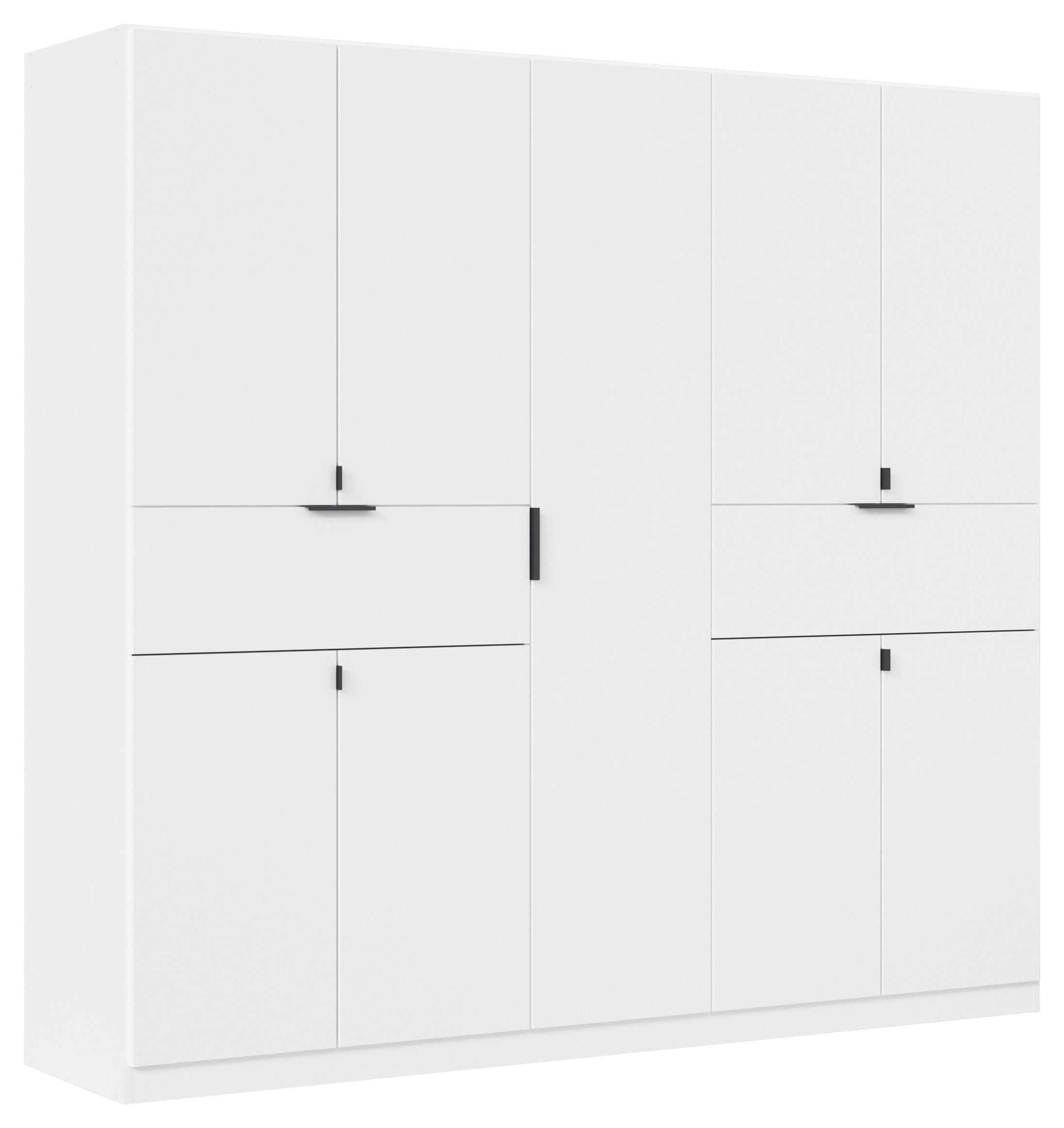 Drehtürenschrank Ticao Weiß B: 226 cm - Weiß, MODERN, Holzwerkstoff (226/210/54cm) - Rauch Möbel