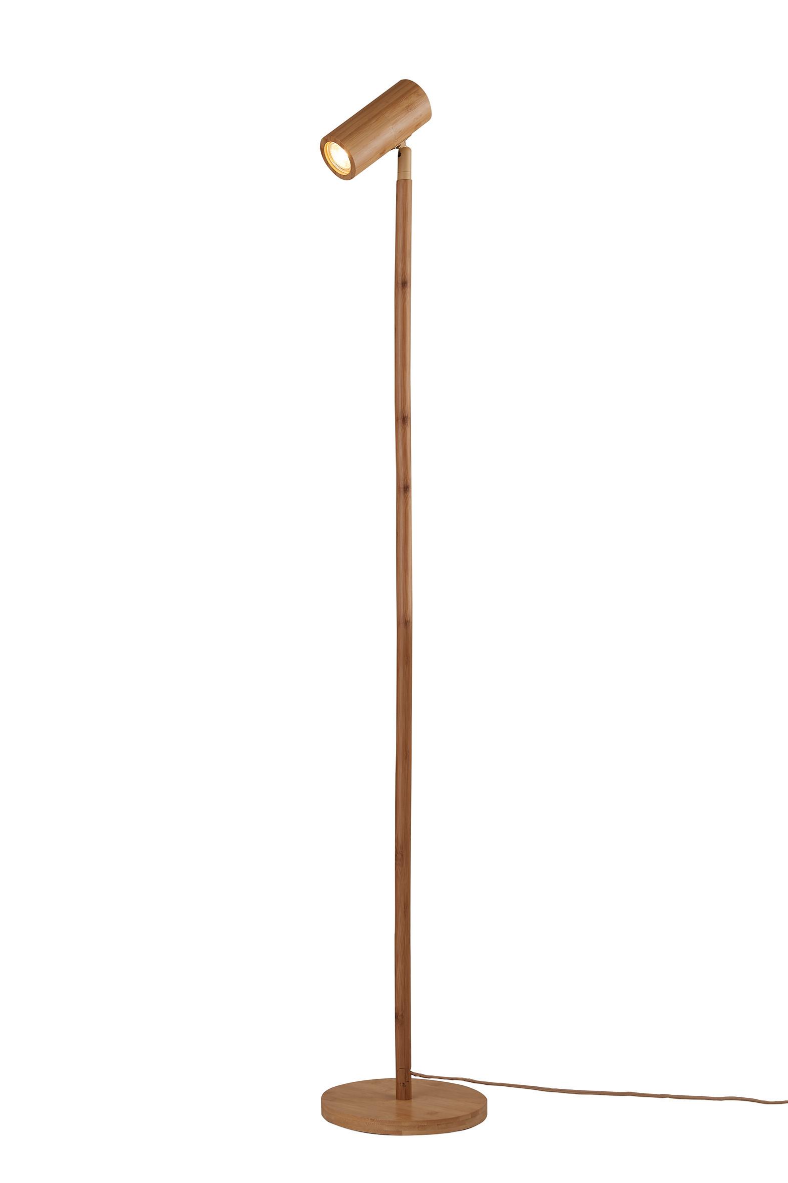 Stehleuchte Java - Naturfarben, Basics, Naturmaterialien (25/25/141cm) - Good & Mojo