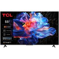 Fernseher TCL 55 Zoll Bildschimdiagonale 139 cm - Schwarz, Basics, Metall (122,6/75/25,5cm)