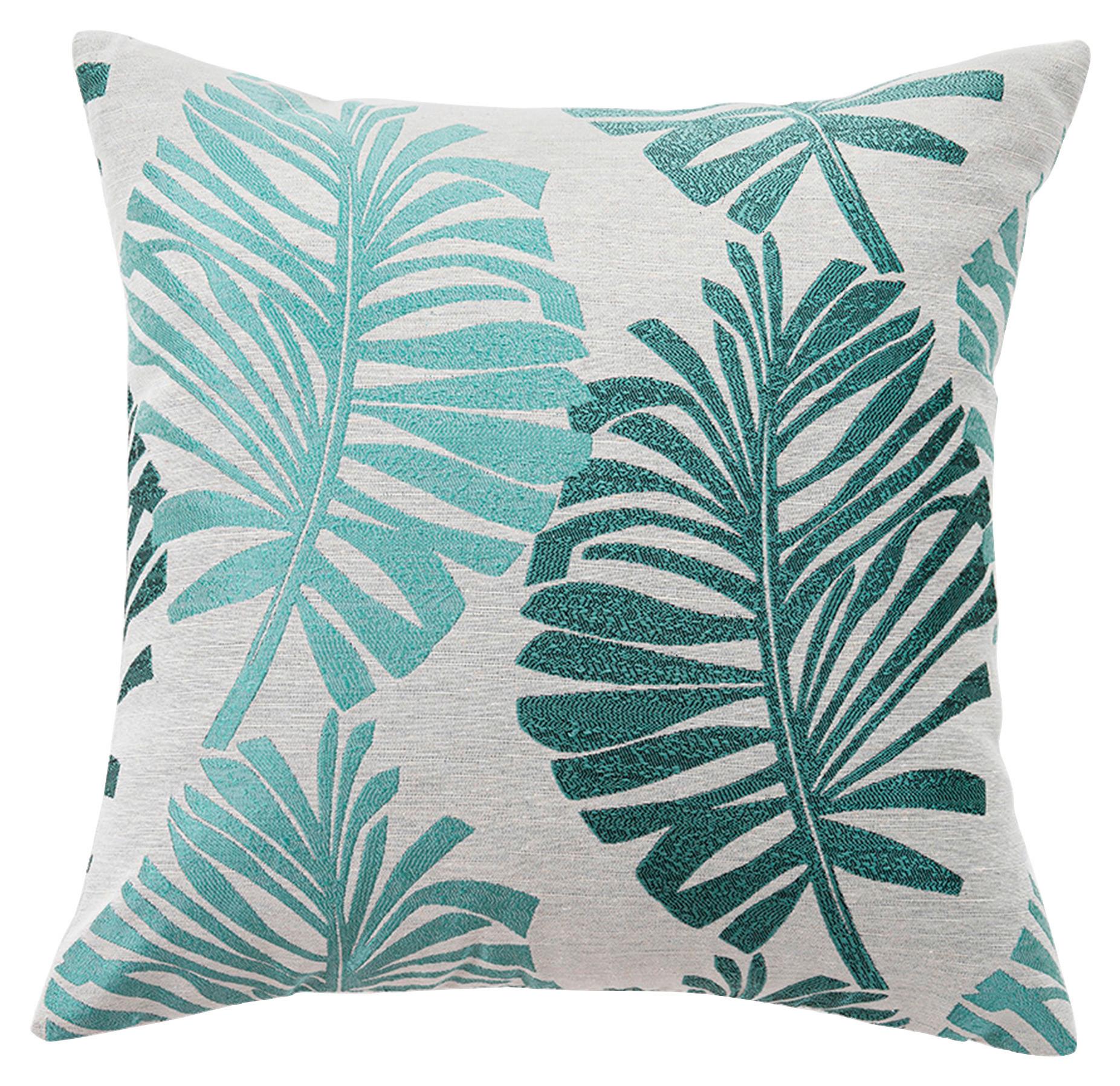 Zierkissen Maila 45x45 Cm Polyester, Mintgrün Mit Zipp