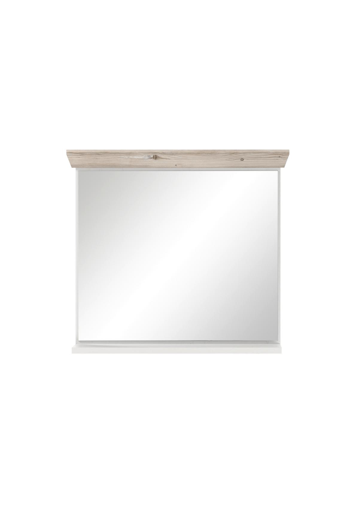 Wandspiegel Florenz Pinienfarben B: 80cm - Pinienfarben, Design, Holzwerkstoff (80/72/15cm) - MID.YOU