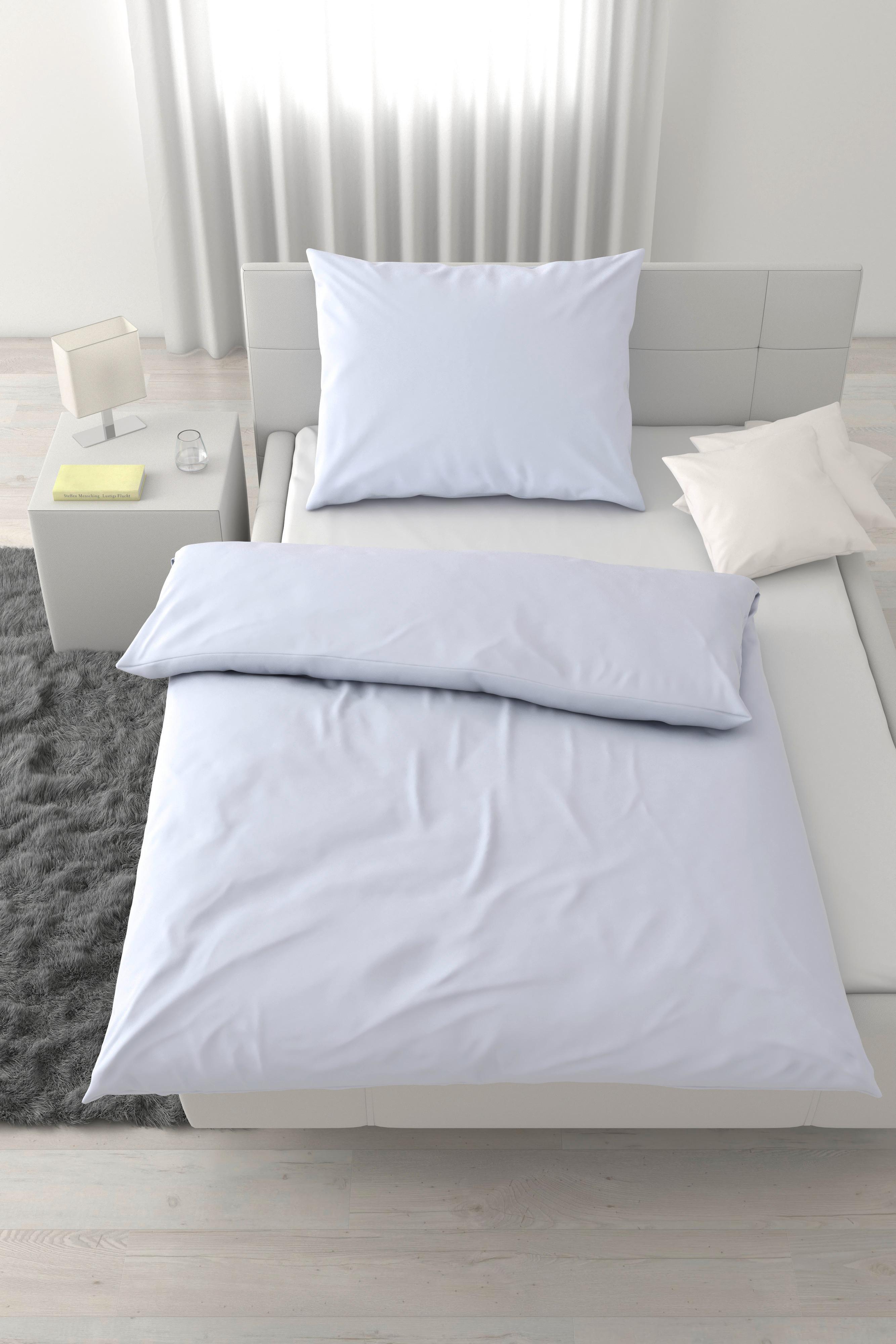 POSTEĽNÁ BIELIZEŇ XENIA UNI - biela, Modern, textil (140/200cm) - Premium Living