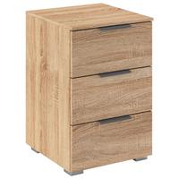 Nachtkästchen Alabama Sonoma Eiche B: 40 Cm - Alufarben/Sonoma Eiche, MODERN, Holzwerkstoff (40/61/42cm) - Rauch Möbel