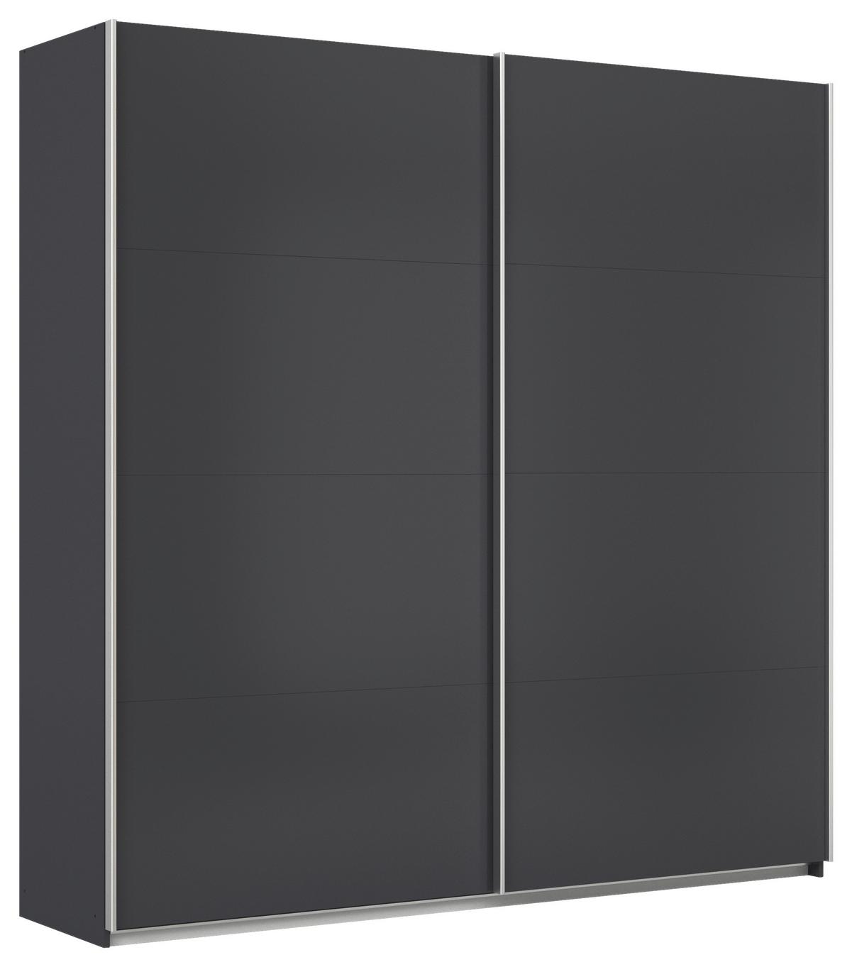 Schwebetürenschrank Feldkirch 225 maxihöhe - Anthrazit, MODERN, Holzwerkstoff (225/229/62cm)