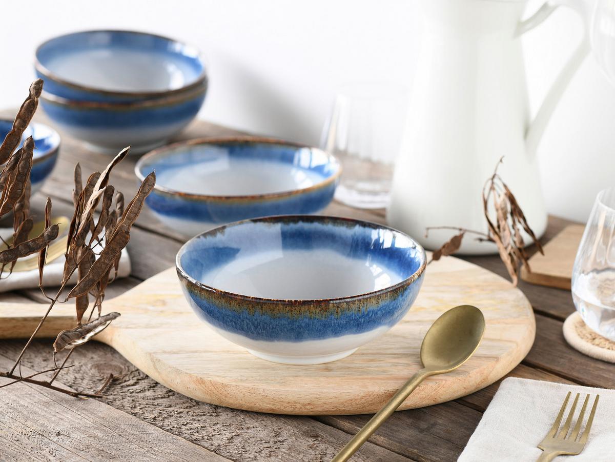 Schüsselset Cascade Steinzeug 4-Teilig - Design, Keramik - Creatable