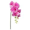 Kunstpflanze Orchidee Rosa L: 86 cm, Ria - Pink/Grün, Natur, Kunststoff (86cm)