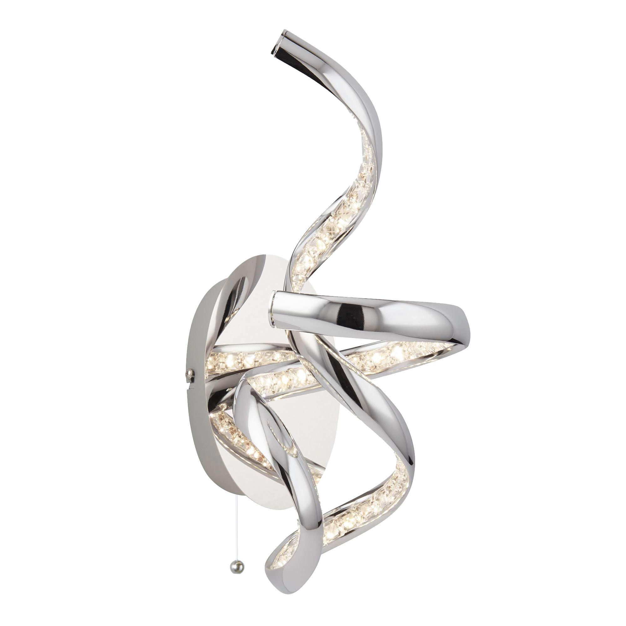 Wandleuchte 9208cc - Basics, Glas/Metall (17/38cm)