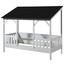 Kinder-/Juniorbett Housebed 90x200 cm Weiß - Schwarz/Weiß, MODERN, Holz/Holzwerkstoff (90/200cm) - Livetastic Kinder-/Juniorbett Housebed 90x200 cm Weiß - Schwarz/Weiß, MODERN, Holz/Holzwerkstoff (90/200cm) - Livetastic