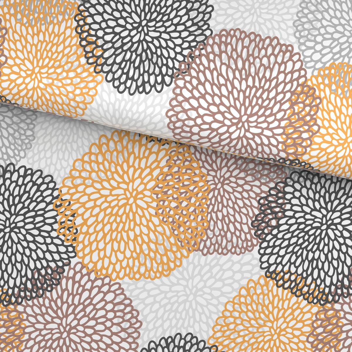 BETTWÄSCHE FLORA - Beere/Gelb, MODERN, Textil - Luca Bessoni