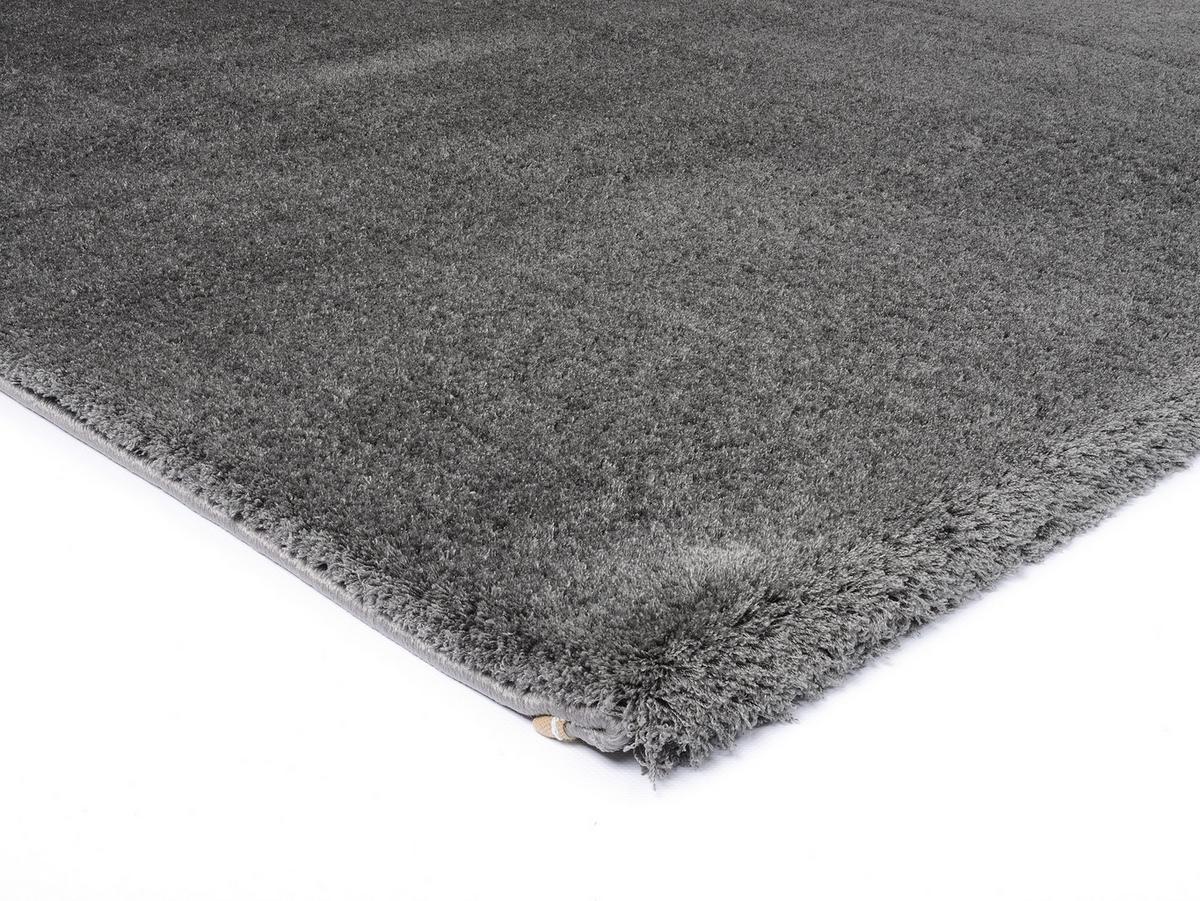 Webteppich Dunkelgrau Sunshine 120x170 cm - Dunkelgrau, Basics, Textil (120/170cm) - Novel