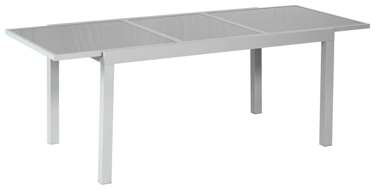 Gartenset Carrara - Taupe/Silberfarben, MODERN, Textil/Metall - Gardenson