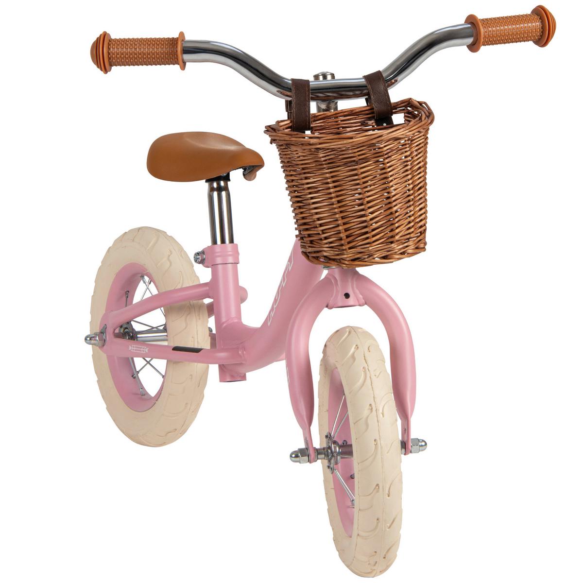 Kinderfahrrad Vintage Pink, 10 Zoll - Pink, Basics, Metall (46.5/54/75cm)