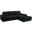 Wohnlandschaft L-form Adria 213x308cm - Schwarz, MODERN, Textil (213/308cm) - Luca Bessoni Wohnlandschaft L-form Adria 213x308cm - Schwarz, MODERN, Textil (213/308cm) - Luca Bessoni