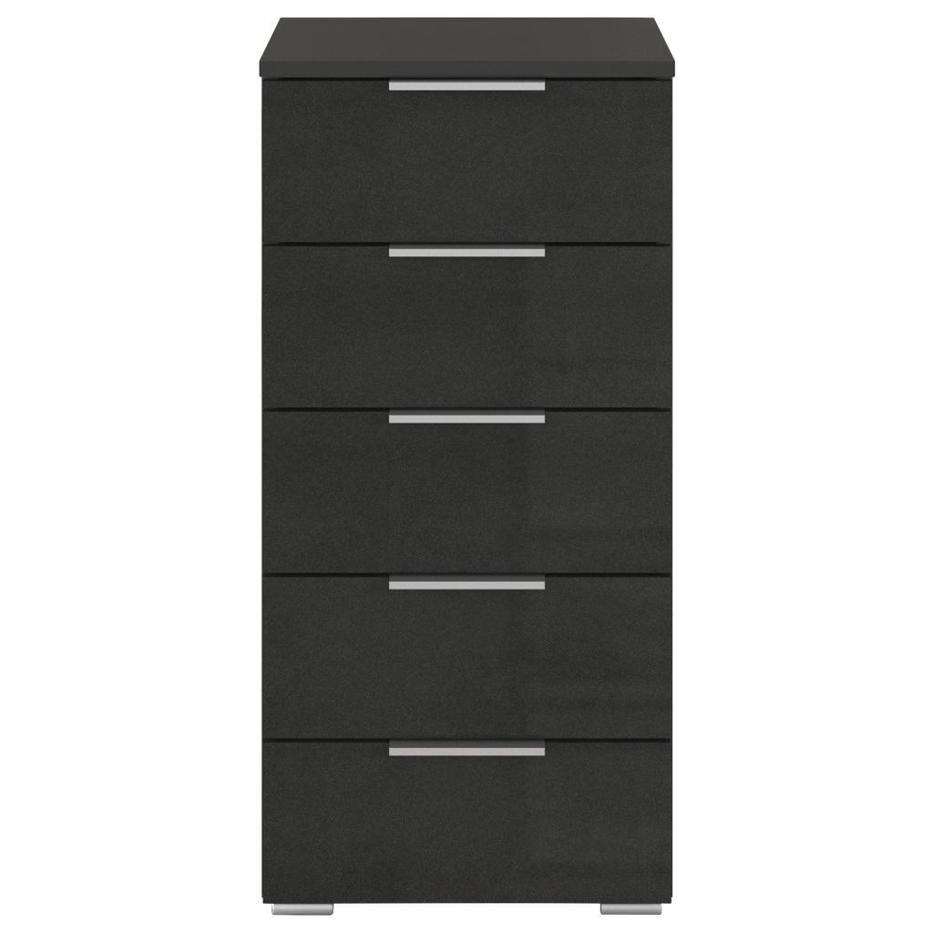 Nachtkästchen Mars 5l-Hg Weiß B: 84 cm