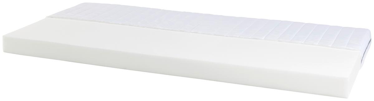 Rollmatratze Basic 90x200 Cm H2 H: 12 Cm - Weiß, Textil (90/200cm) - Primatex