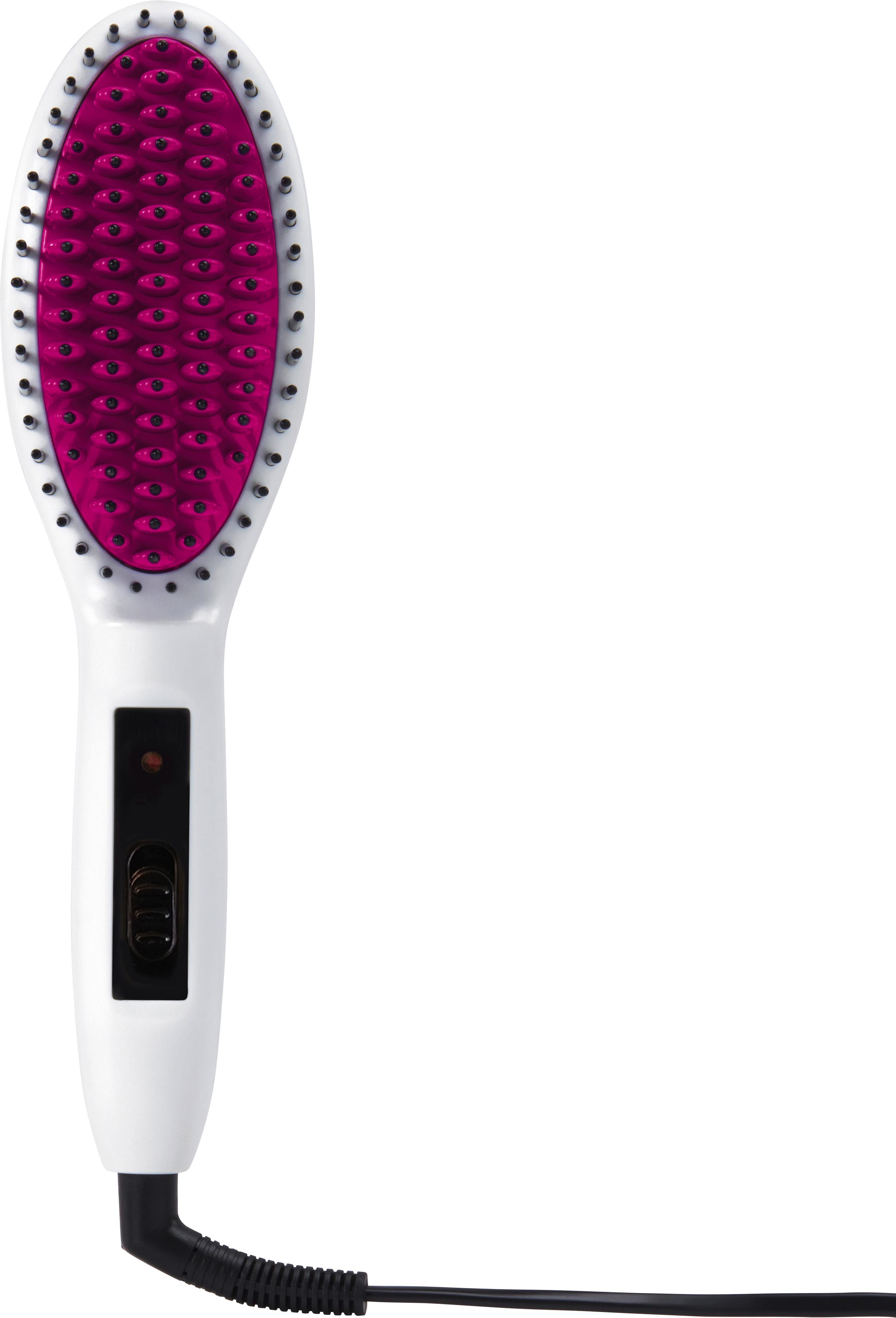 Glättbürste Instyler Straight Up - Pink/Schwarz, KONVENTIONELL, Keramik/Kunststoff (30/7,5/5cm) - Mediashop