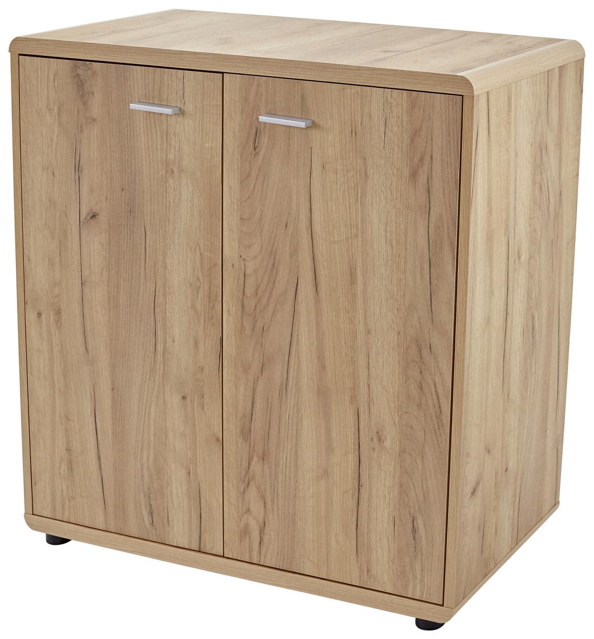 Komód Fontana 89/88 Cm - tölgyfa, Modern, faalapú anyag (89/87/40cm)