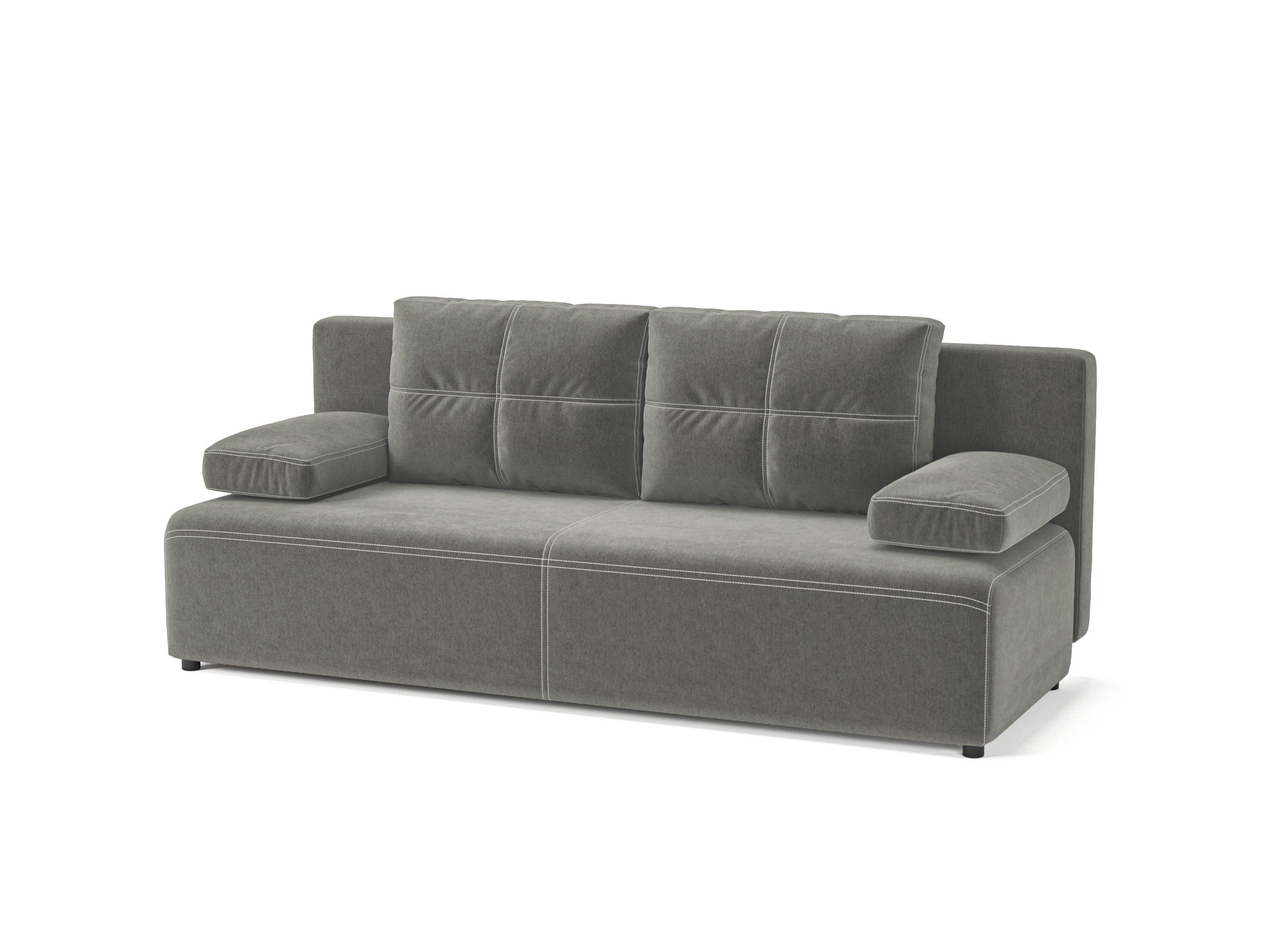 Schlafsofa Munich Taupe B: 200cm - Taupe/Schwarz, Design, Textil (200/88/86cm) - MID.YOU