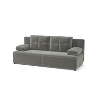 Schlafsofa Munich Taupe B: 200cm - Taupe/Schwarz, Design, Textil (200/88/86cm) - MID.YOU