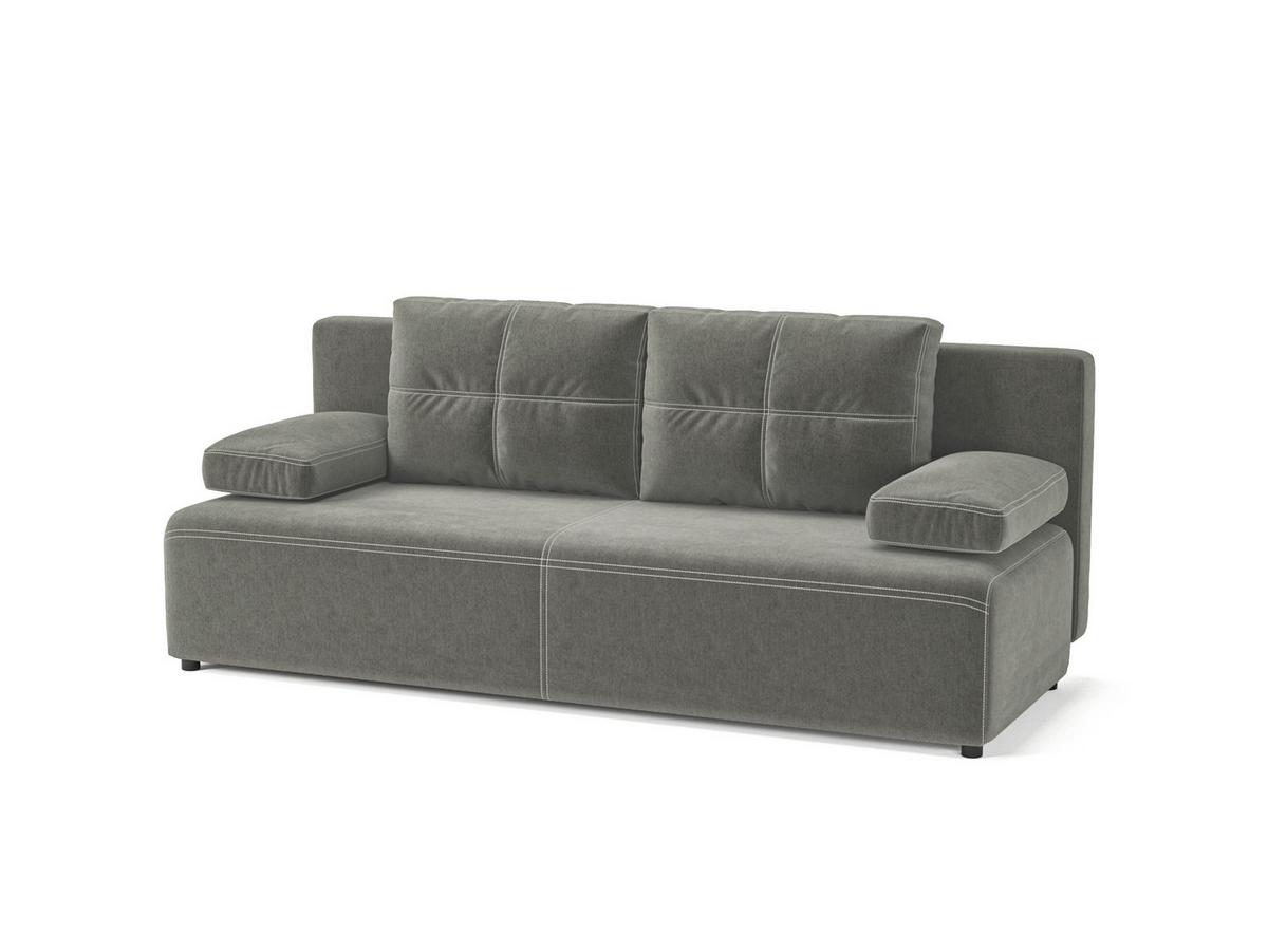 Schlafsofa Munich Taupe B: 200cm - Taupe/Schwarz, Design, Textil (200/88/86cm) - MID.YOU