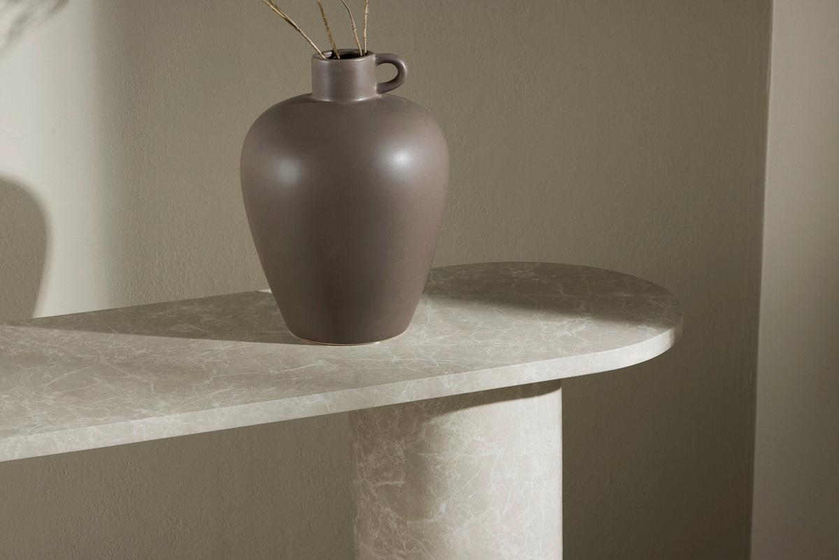 Beistelltisch Narvik Beige B: 120 cm - Beige, MODERN, Holz (120/40/80cm) - Livetastic