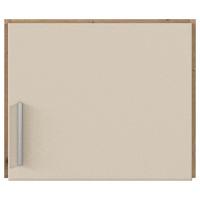 Aufsatzschrank Celle Matt Champagne B: 47 cm - Champagner/Eiche Artisan, Trend, Holzwerkstoff (47/39/54cm)