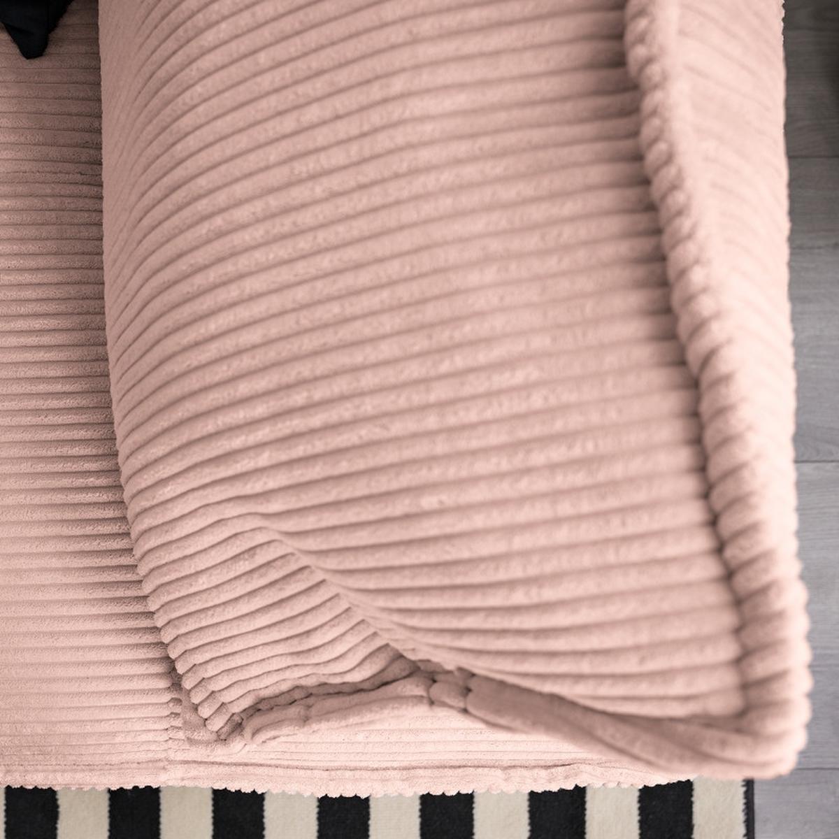 Rückenkissen Cordy, Flieder B: 83 Cm - Flieder, MODERN, Textil (83/25/42cm) - Trendmanufaktur