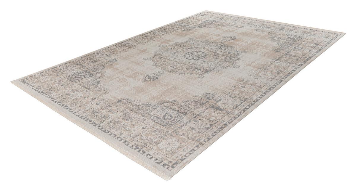 Vintage-teppich Dilan 100 - Grau, KONVENTIONELL, Textil (120/170cm)
