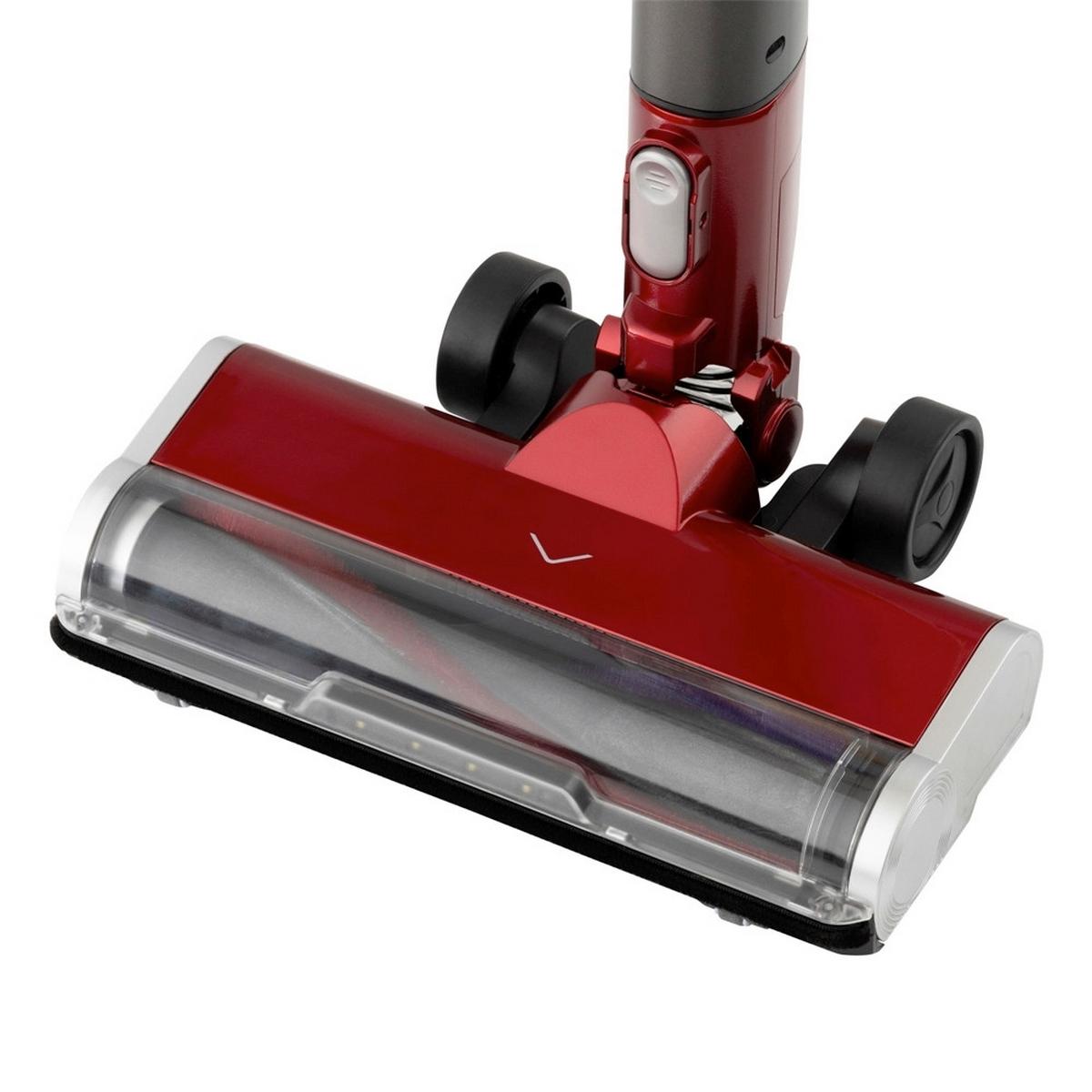 Bodenstaubsauger Beutellos - Rot, Basics, Metall
