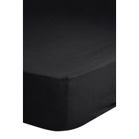 Spannleintuch Good Morning Jersey schwarz 160-180x200cm - Schwarz, Basics, Textil (160-180/200cm) - MID.YOU
