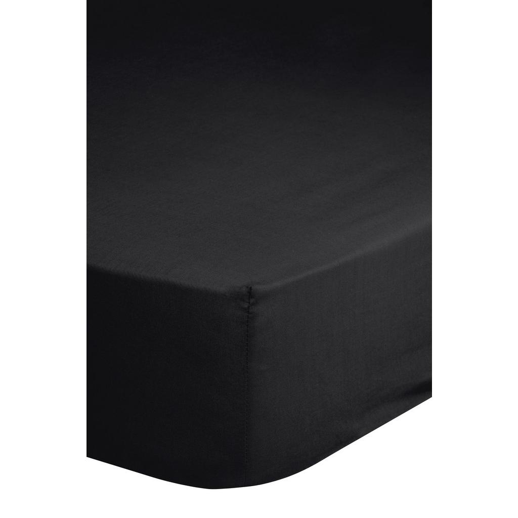 Spannleintuch Good Morning Jersey schwarz 160-180x200cm