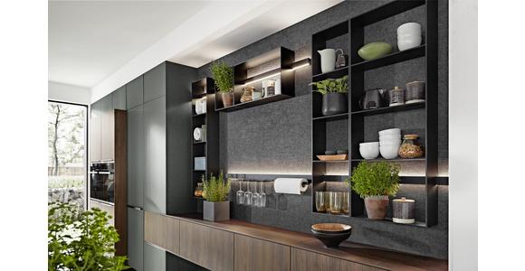 Einbauküche Toronto Frei Planbar - Grau, MODERN, Holzwerkstoff - Vertico