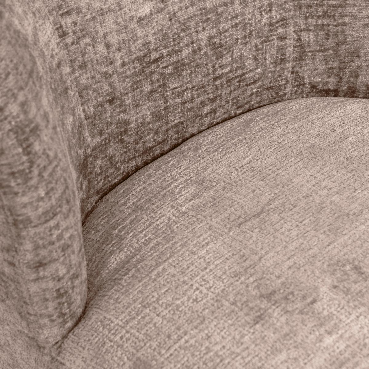 Sessel Atty Sandfarben B: 74 cm - Sandfarben/Schwarz, Design, Textil (74/75/65cm) - Livetastic