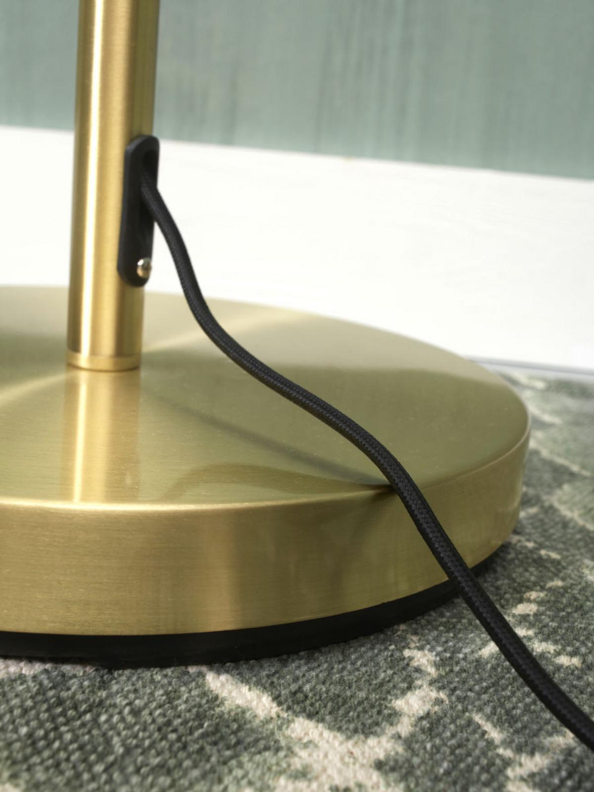 Stehlampe Bremen Goldfarben Mit Schalter - Goldfarben, Basics, Metall (25/162cm) - It's about Romi