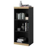 Regal Turino B: 54 cm - Anthrazit/Eiche Artisan, Trend, Holzwerkstoff (54/122,8/39,9cm)