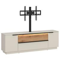 Phonotisch Neo B: 160 cm Kaschmir/Eichefarben - Kaschmir/Eichefarben, Trend, Holzwerkstoff (160/53/40cm)