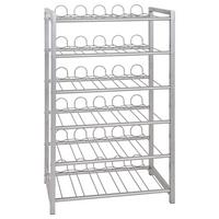 Weinregal Metall Alufarben 54 Flaschen Bxh: 54x90 Cm - Alufarben, MODERN, Metall (54/90/31cm)