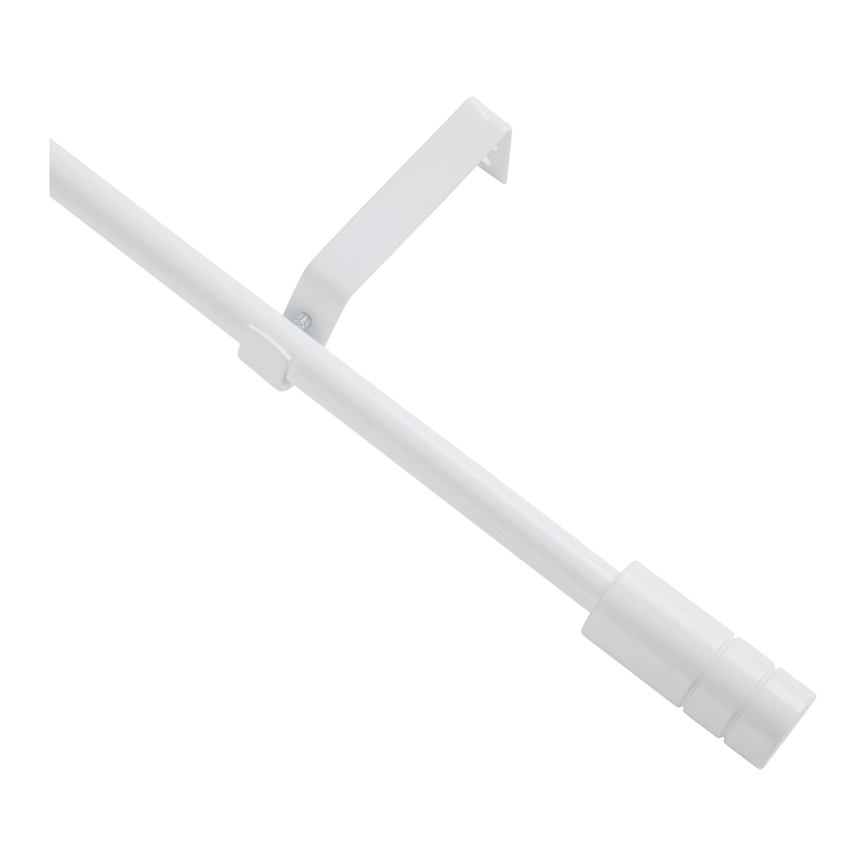 ZÁVESOVÁ TYČ MAX -BASED- - biela, kov (130-240cm) - Based