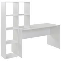 Psací stůl pro mladé bílý - bílá, Moderní, kompozitní dřevo (170/59/143,5cm) - MID.YOU
