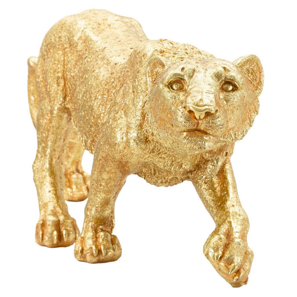 SKULPTUR Kunststoff, Gold