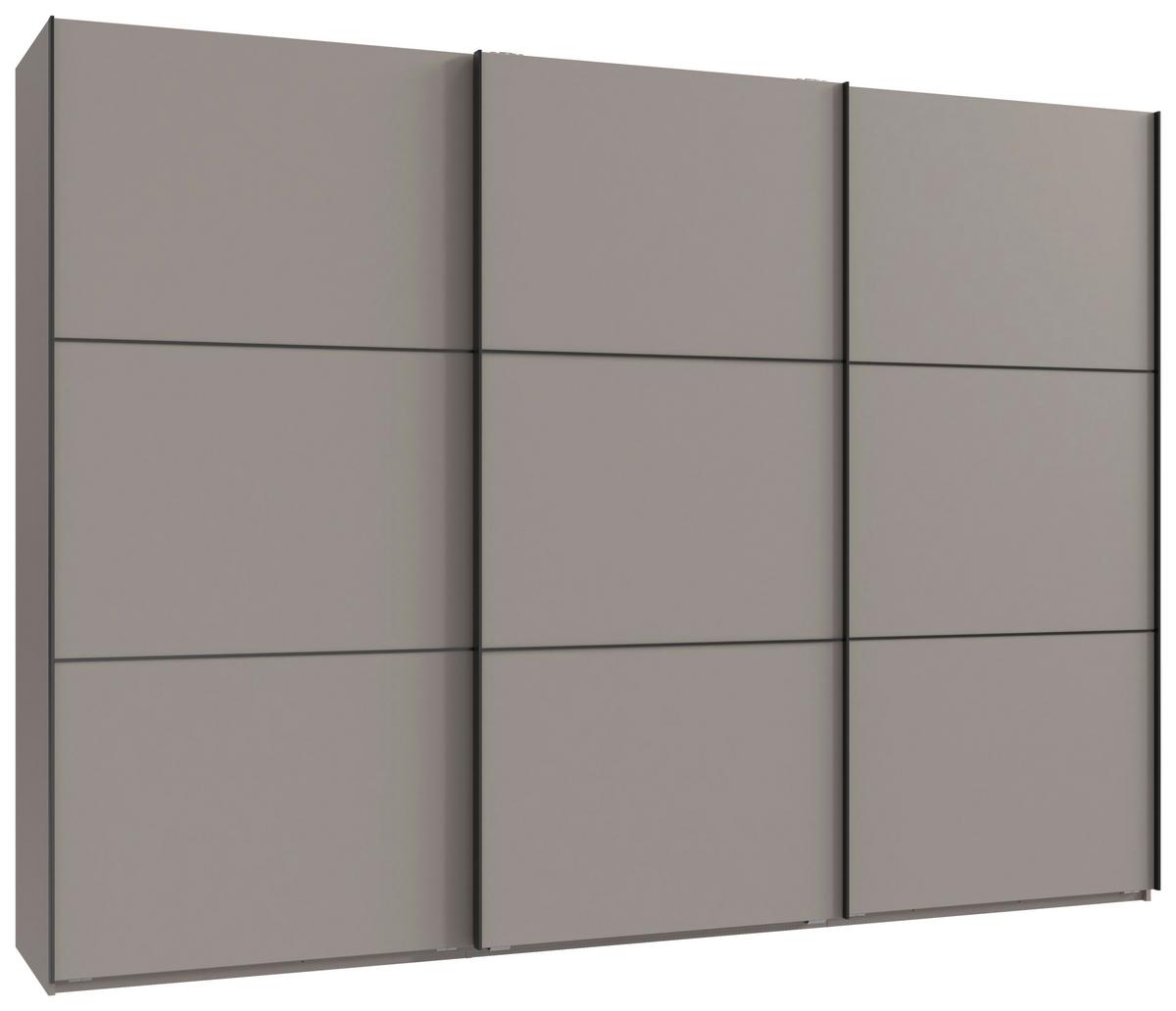 Schwebetürenschrank Indian A Saharagrau Dekor, B: 300 cm - Sahara, KONVENTIONELL, Holzwerkstoff (300/216/65cm)