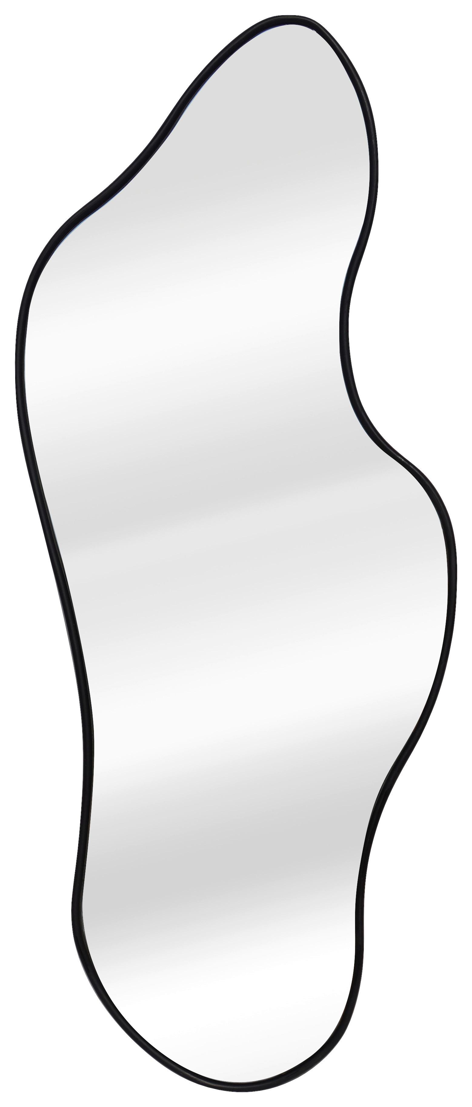 ZRKADLO TIARA - čierna, Modern, kompozitné drevo/sklo (50/120/2,3cm) - Mömax