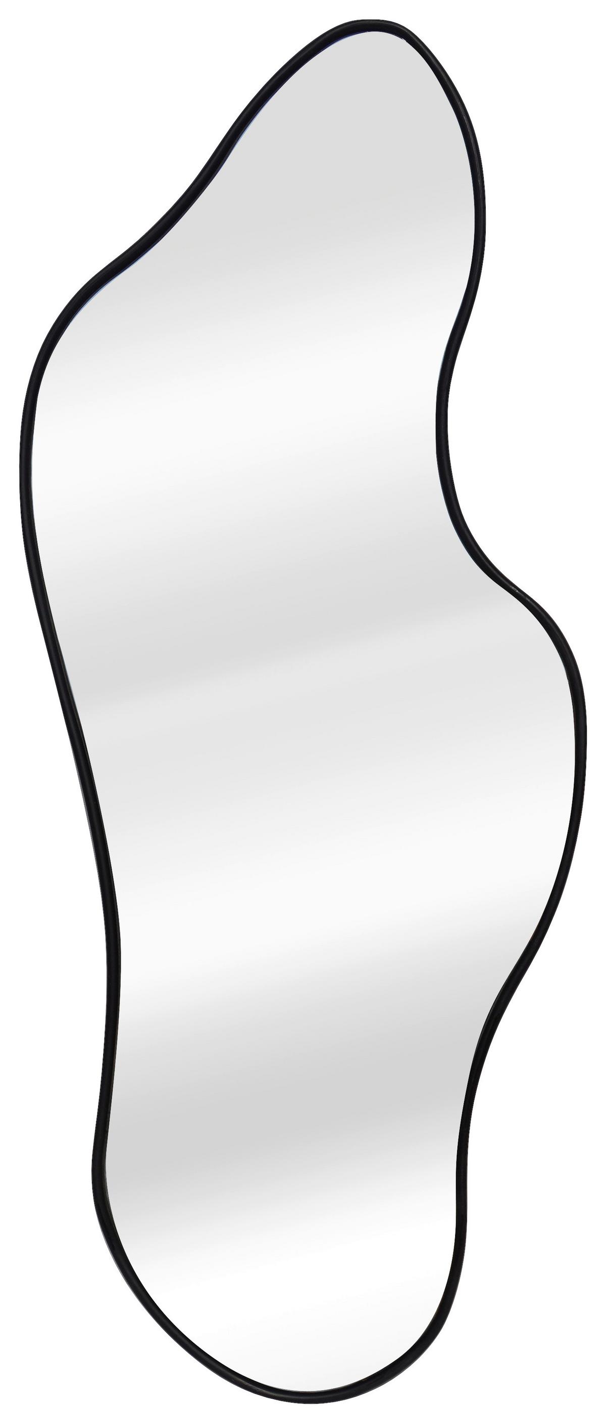 ZRKADLO TIARA - čierna, Modern, kompozitné drevo/sklo (50/120/2,3cm) - Mömax