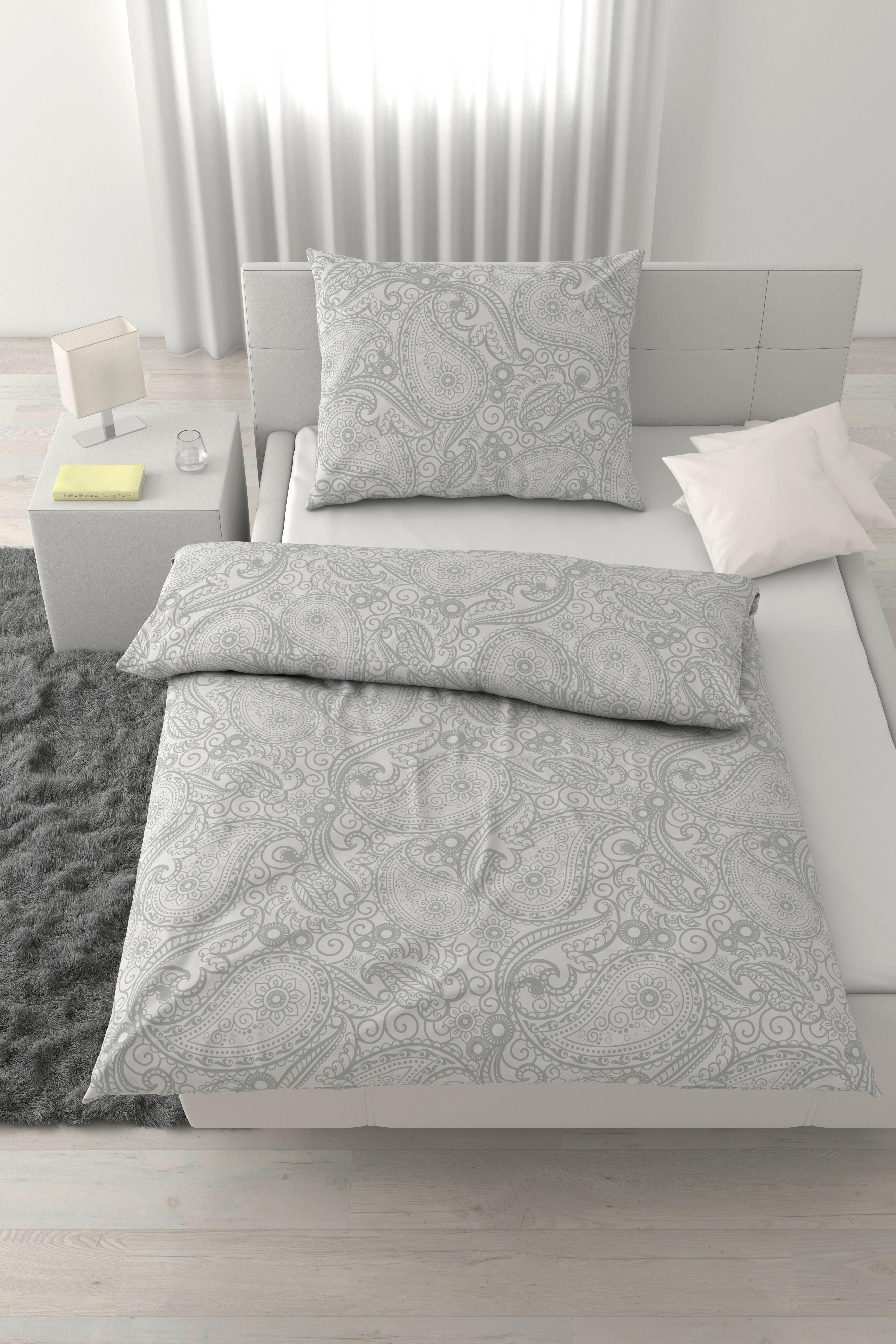 POVLEČENÍ PAISLEY - šalvějově zelená, textil (140/200cm) - Mömax