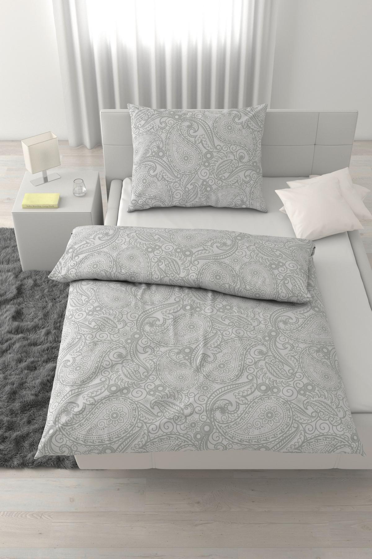 POVLEČENÍ PAISLEY - šalvějově zelená, textil (140/200cm) - Mömax