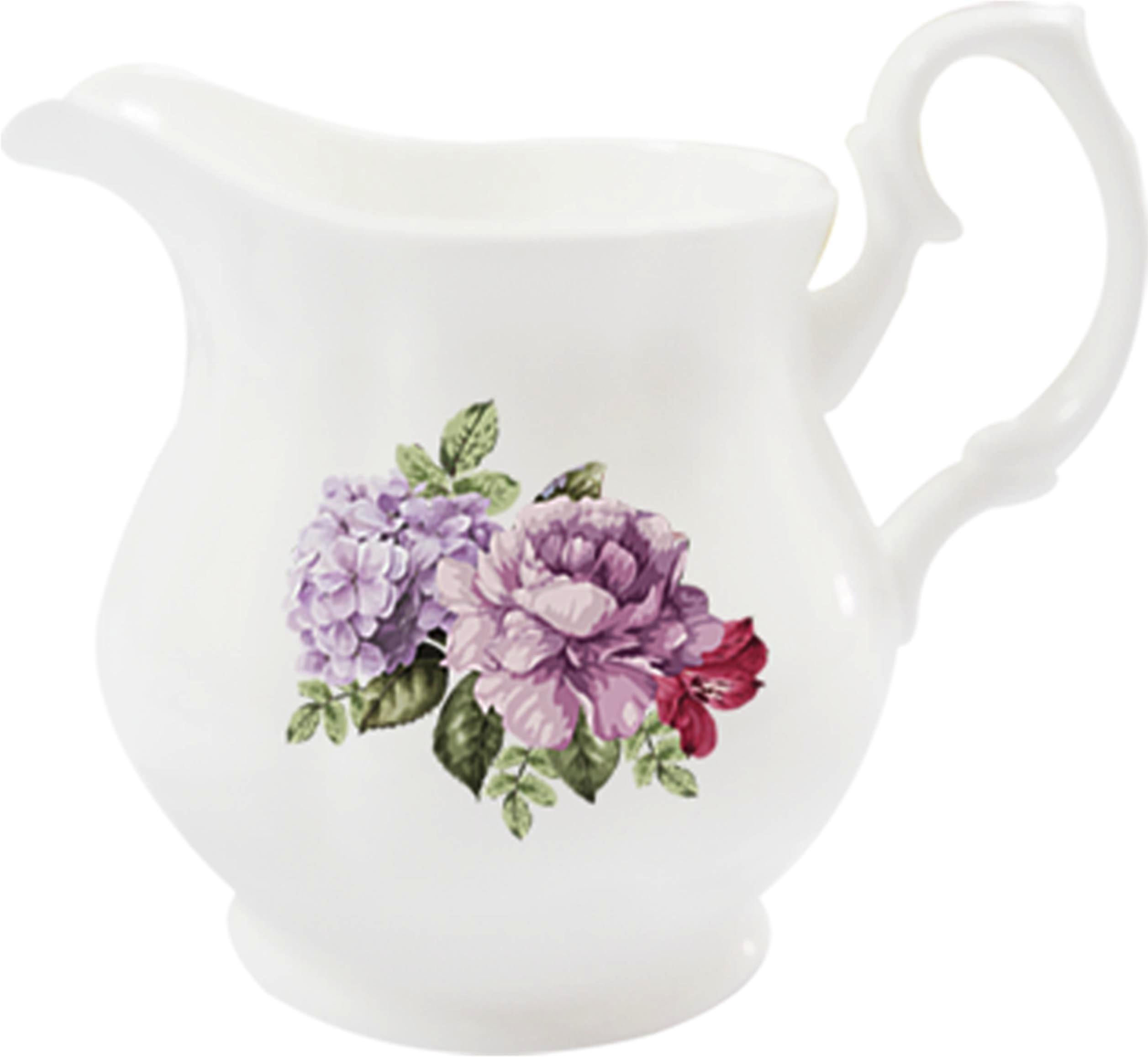 Milchkännchen ROSABELLA mit Blumendekor