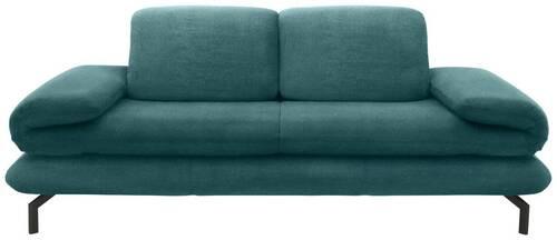 2-sitzer-sofa Looks Xiii Petrol - Petrol/Schwarz, Design, Textil (204/83/98cm) - LOOKS by W.Joop