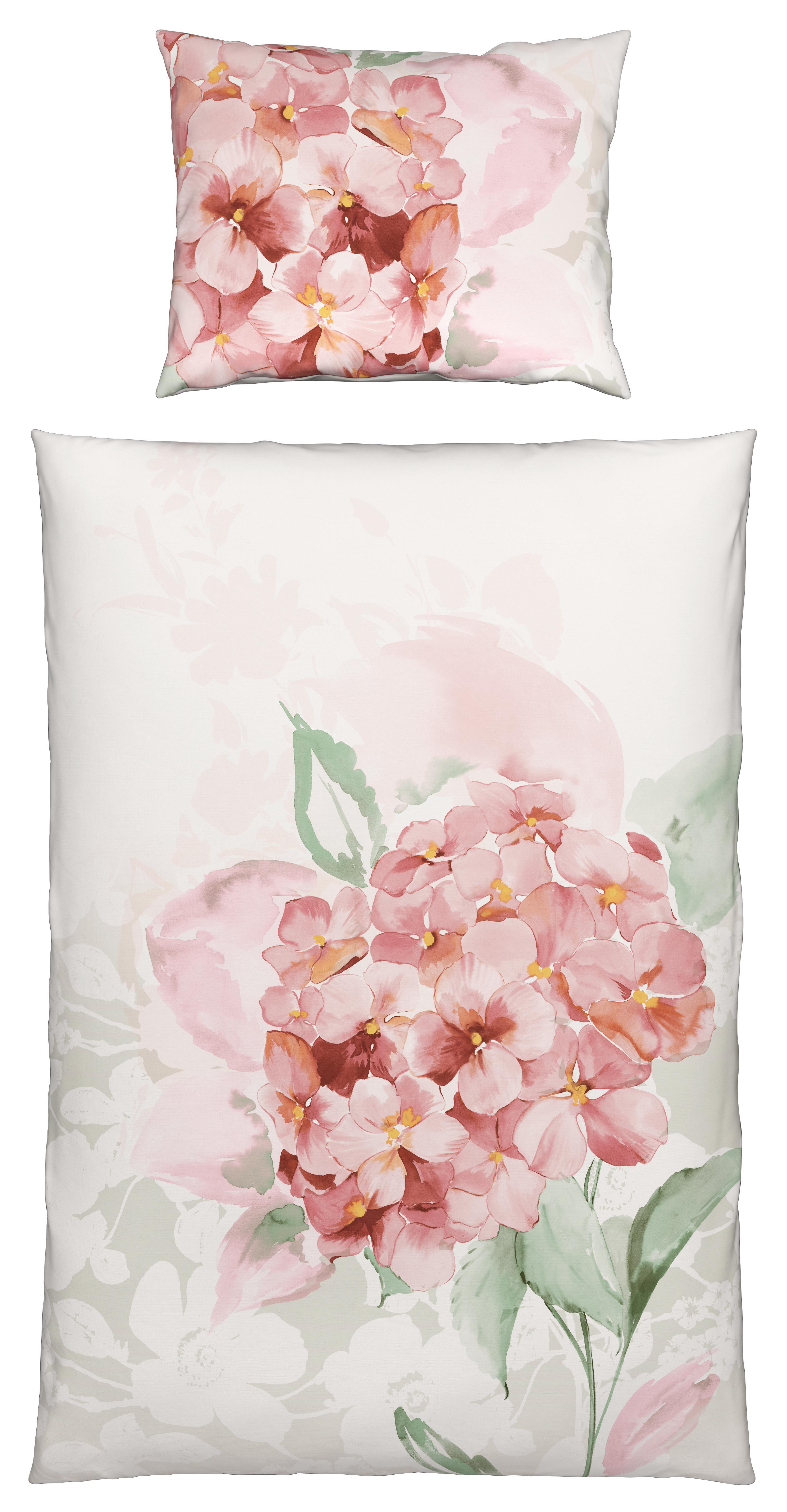 Ágyneműhuzat-garnitúr Canella - Rózsaszín, romantikus/Landhaus, Textil - James Wood