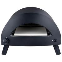Pizzaofen Bukom - Schwarz, KONVENTIONELL, Metall (54,5/40/52cm) - Gardenson